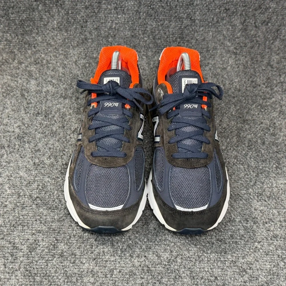 New Balance 990 v4 Retro Athletic Shoes Women's 9 Blue Suede Comfort Walking USA